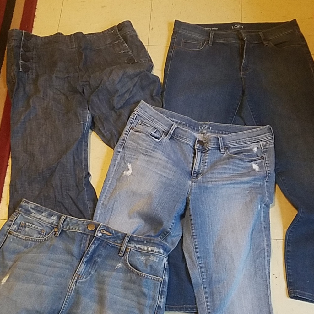 Jean's and 1 Jean skirt..